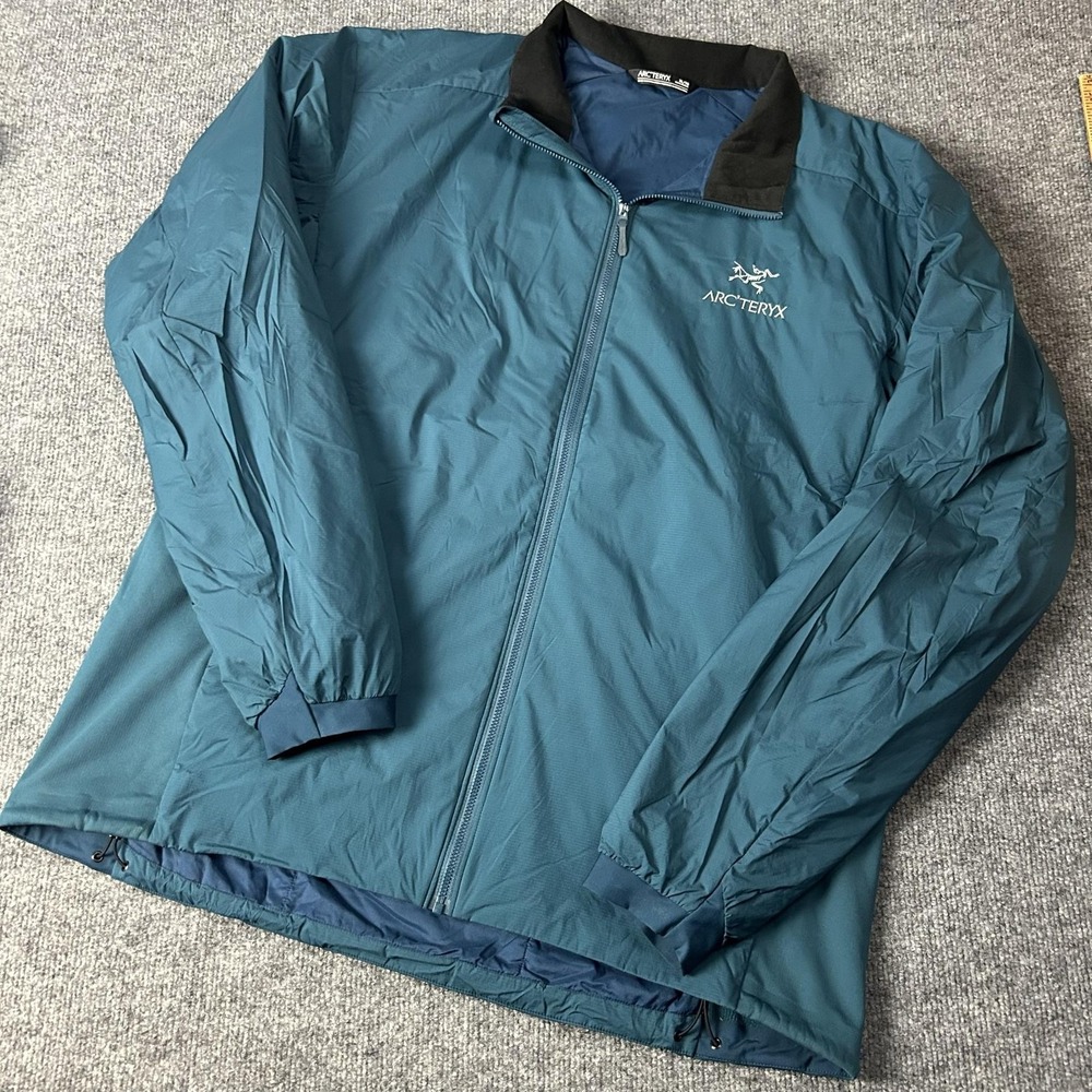 Arc'teryx Atom LT Jacket Mens XL Blue Windbreaker Full Zip Lightweight Lined